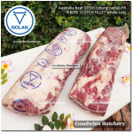 Beef Cuberoll Scotch-Fillet RIBEYE STEER PR (prime young cattle) aged frozen Australia NOLAN steak cuts 3/8" (price/kg)